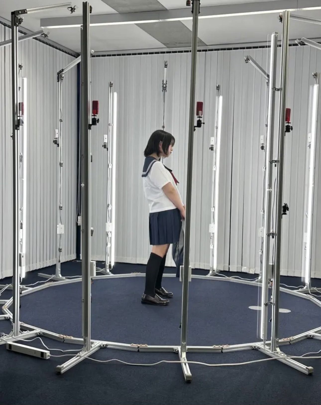 3Dスキャンの様子